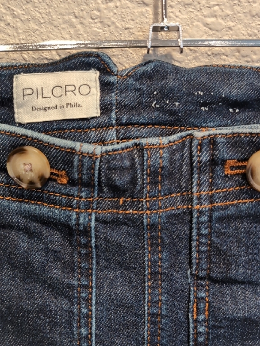 Pilcro Indigo High-Rise Wide Leg Jeans - Picture 2 of 6